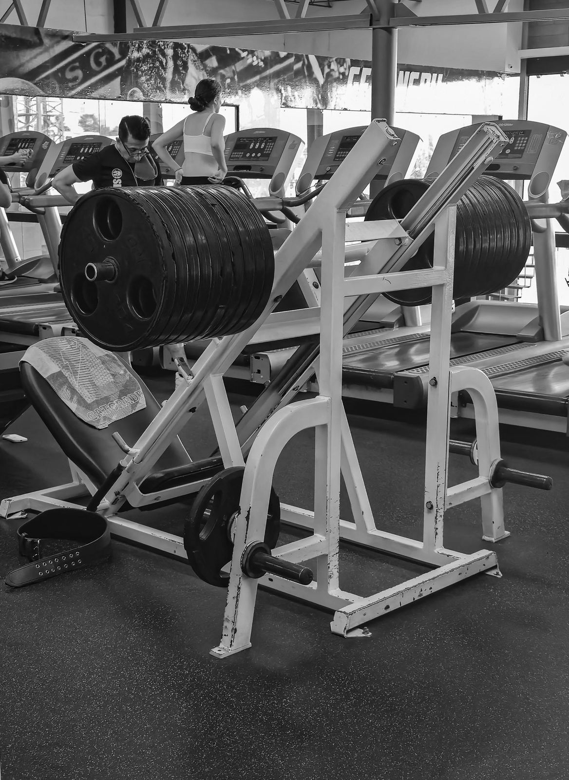 Gym machine, intense training